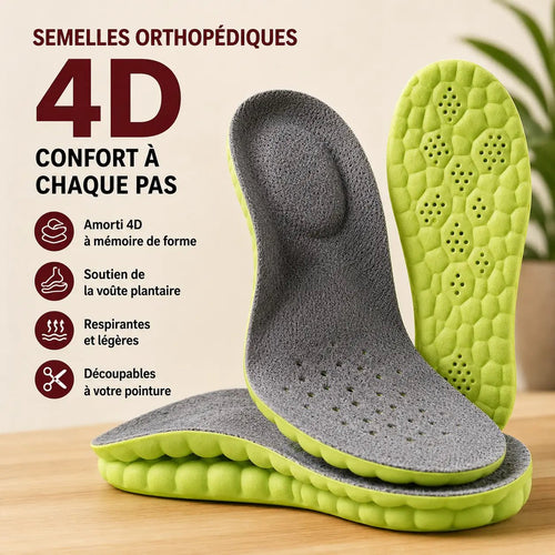 Semelles Orthopédiques 4D - Koviani